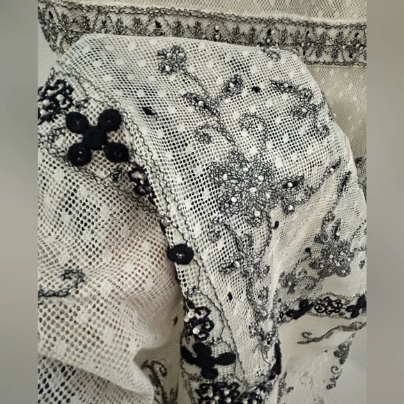 Zara mesh romantic dress - Picture 4 of 9